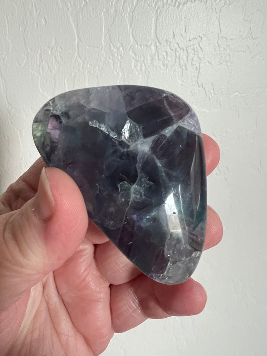 Fluorite Palm Stone