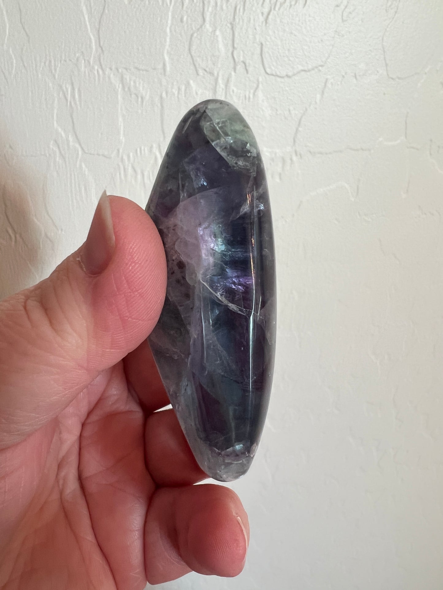 Fluorite Palm Stone